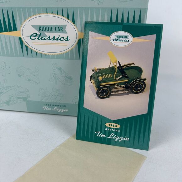 Hallmark Kiddie Car Classics 1964 Garton Tin Lizzie Diecast Peddle Car - Green‎ - Picture 1 of 8